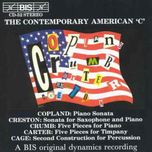 American Composers - Copland / Creston / Crumb / Carter / Cage - Musik - Bis - 7318590000526 - 19. September 1995