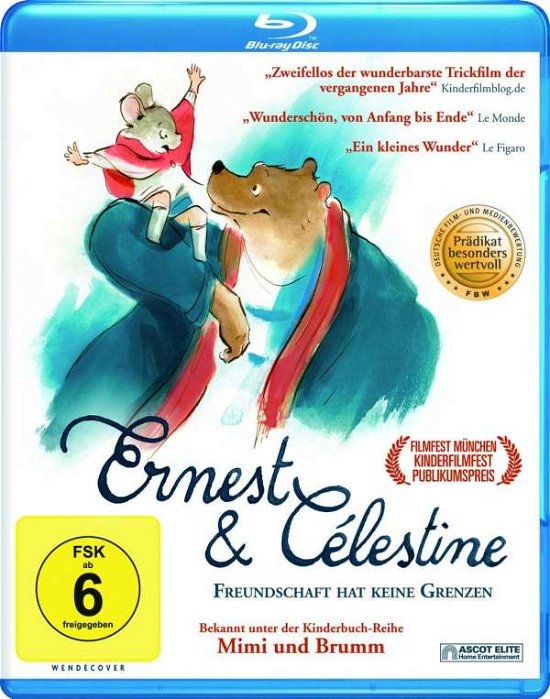 Cover for Ernest &amp; Celestine-blu-ray Disc (Blu-ray) (2013)