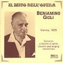 Cover for Beniamino Gigli · Singing Master Class (CD) (1995)