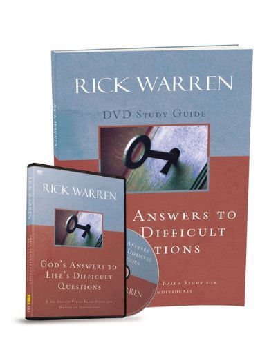 Cover for Rick Warren · God's Answers to Life's Difficult Questions Study Guide with DVD (Paperback Book) [Pck Csm Dv edition] (2013)