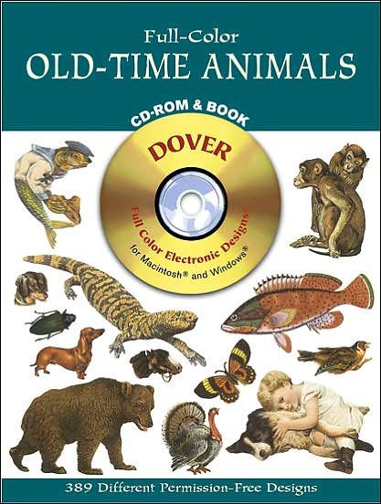 Cover for Dover Dover · Full-Color Old-Time Animals CD-ROM (Hörbuch (CD)) [Unabridged edition] (2003)