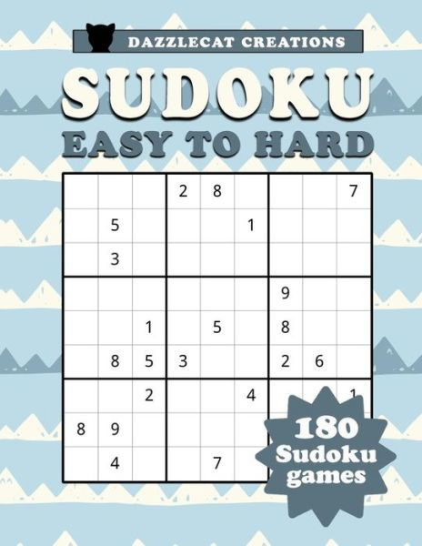 Cover for Dazzlecat Creations · Sudoku Easy to Hard (Paperback Bog) (2019)