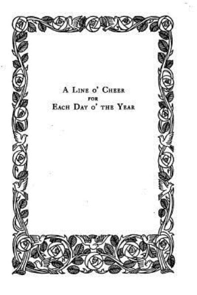 Cover for John Kendrick Bangs · A Line O' Cheer for Each Day O' the Year (Paperback Book) (2016)