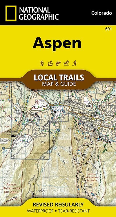 Cover for National Geographic · Aspen - Local Trails (Landkart) [2018th edition] (2018)