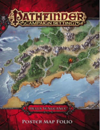 Pathfinder Campaign Setting: Hell's Vengeance Poster Map Folio - Paizo Staff - Board game - Paizo Publishing, LLC - 9781601258526 - August 23, 2016