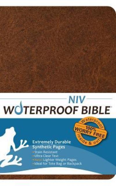 Waterproof Bible NIV Brown - Bardin & Marsee Publishing - Books - Bardin & Marsee Publishing - 9781609690526 - July 1, 2016