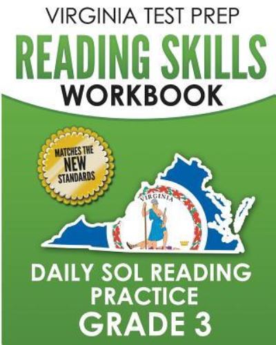 Cover for V Hawas · VIRGINIA TEST PREP Reading Skills Workbook Daily SOL Reading Practice Grade 3 (Paperback Book) (2018)