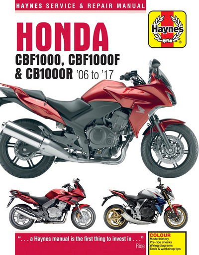 Honda CBF1000 & CB1000R ('06 To '16) - Matthew Coombs - Kirjat - Haynes Publishing Group - 9781785213526 - perjantai 31. maaliskuuta 2017