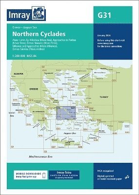 Cover for Imray · Imray Chart G31: Northern Cyclades - G Charts (Landkarten) [New edition] (2024)