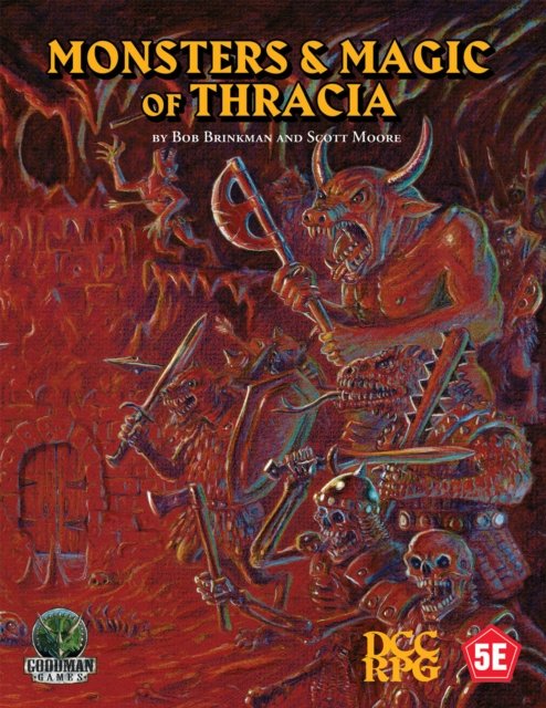 Cover for Bob Brinkman · Monsters &amp; Magic of Thracia (5E+DCC) (Paperback Book) (2024)