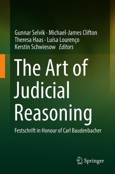 Cover for The Art of Judicial Reasoning (Book) [1st ed. 2019 edition] (2019)