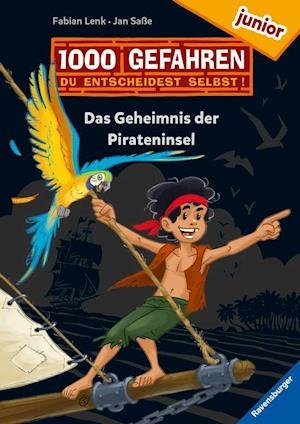 Cover for Fabian Lenk · 1000 Gefahren junior - Das Geheimnis der Pirateninsel (Erstlesebuch mit &quot;Entscheide selbst&quot;-Prinzip (Legetøj) (2022)