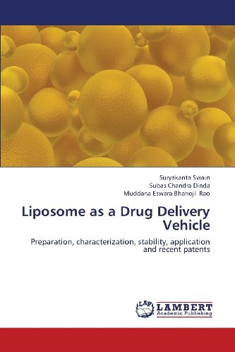 Cover for Muddana Eswara Bhanoji Rao · Liposome As a Drug Delivery Vehicle: Preparation, Characterization, Stability, Application and Recent Patents (Taschenbuch) (2013)