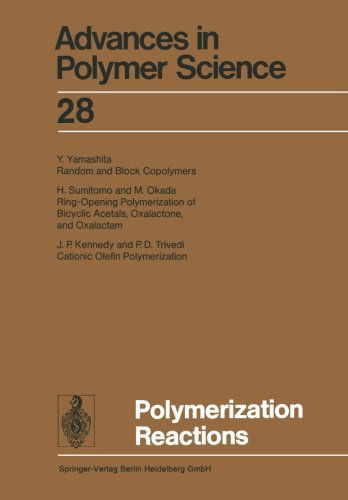 Cover for Akihiro Abe · Polymerization Reactions - Advances in Polymer Science (Pocketbok) [Softcover reprint of the original 1st ed. 1978 edition] (2013)