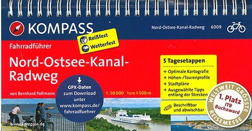 Cover for Bernhard Pollmann · Kompass Fahrradführer: Nord-Ostsee-Kanal-Radweg (Spiral Book) (2013)