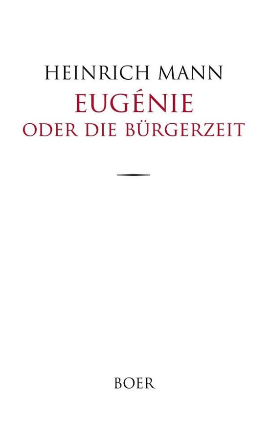 Cover for Mann · Eugénie (N/A)