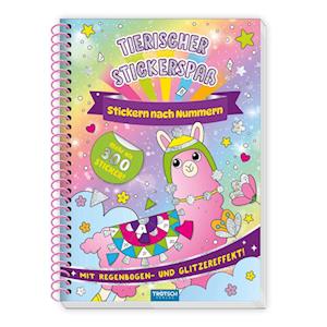 Cover for Trötsch Verlag GmbH &amp; Co.KG · Trötsch Beschäftigungsbuch Stickerbuch Tierischer Stickerspaß (Book) (2024)