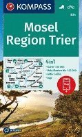 Cover for Mair-Dumont · Kompass Wanderkarte: Kompass Wander- und Radkarte 834: Mosel Region Trier (Innbunden bok) (2023)