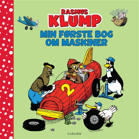 Cover for Anne Sofie Sternberg · Rasmus Klump - Min første bog om maskiner (Cardboard Book) [1st edition] (2024)