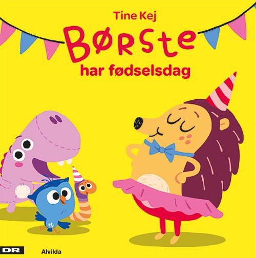 Cover for Tine Kej · Minisjang: Minisjang - Børste har fødselsdag (Cardboard Book) [1.º edición] (2021)