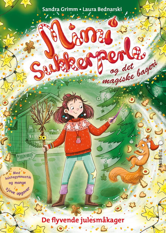 Cover for Sandra Grimm · Mimi Sukkerperle og det magiske bageri - De flyvende julesmåkager (Hardcover Book) [1st edition] (2025)