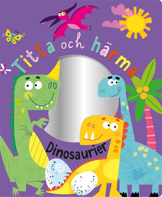 Cover for Titta och härma: dinosaurier (Board book) (2024)