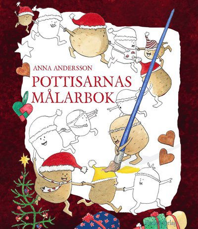 Cover for Anna Andersson · Pottisarnas målarbok (Bok) (2017)