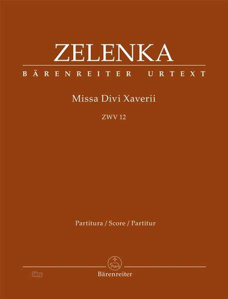 Cover for Zelenka · Missa Divi Xaverii, Partitur (Book)