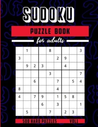 Cover for Split Publications · Sudoku Puzzle Book for Adults 500 Hard puzzles series - Vol 1 (Paperback Bog) (2021)