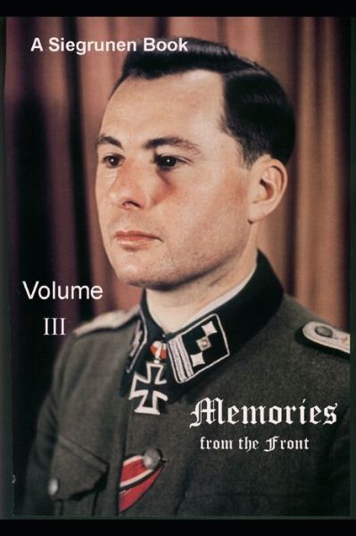 Cover for Siegfried Wagner · Memories from the Front (Vol.III) (Paperback Book) (2020)