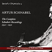 Cover for Artur Schnabel · Complete Schubert Recordings 1932-1950 Music &amp; Arts Klassisk (CD) (2005)