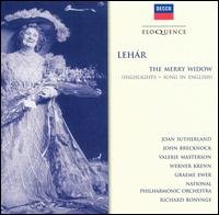Cover for Npo / Bonynge · Lehar / The Merry Widow (Hlts) (CD) [English edition] (2013)