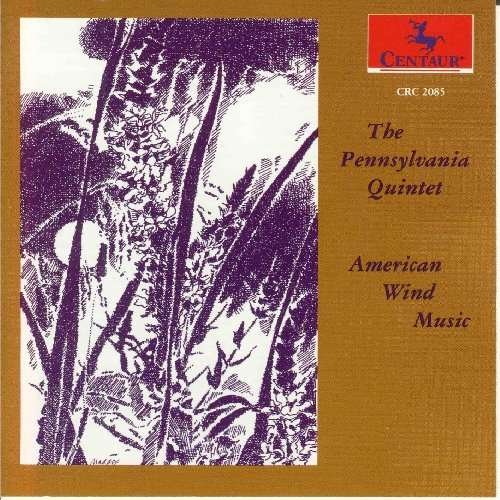 Cover for Fine / Rochberg / Etler / Pennsylvania Quintet · American Wind Music (CD) (1993)