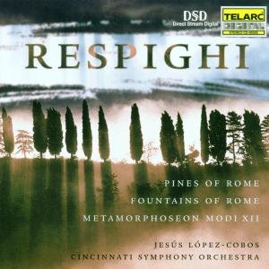Respighi: Pines of Rome - Cincinnati Sym Orc / Lopez-Cobos - Musique - Telarc - 0089408050527 - 25 avril 2000