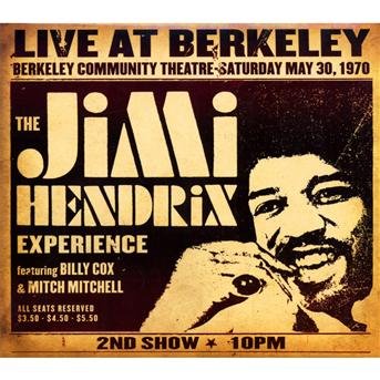 Live at Berkeley - The Jimi Hendrix Experience - Música - MCA - 0602498607527 - 18 de septiembre de 2003