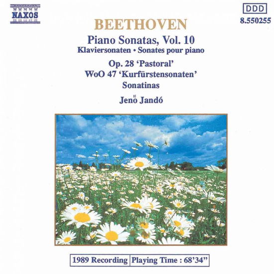 Cover for Beethoven / Jando · Piano Sonatas 15 &amp; 33-35 / Sonata Movements (CD) (1994)