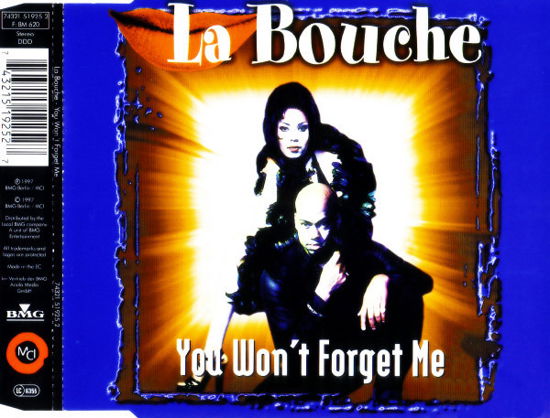 Cover for La Bouche · You Won't Forget Me (CD)