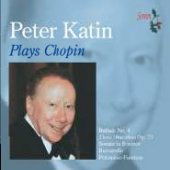 Chopinpiano Works - Peter Katin - Musiikki - SOMM - 0748871308527 - maanantai 29. heinäkuuta 2013