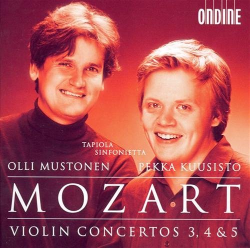 Cover for Mozart / Kuusisto / Mustonen / Tapiola Sinfonietta · Violin Concertos 3 4 &amp; 5 (CD) (2003)