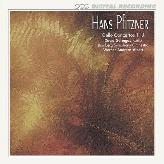 Cover for Pfitzner / Geringas / Albert · Cello Concerti 1-3 (CD) (1995)