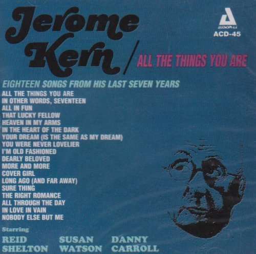 Cover for Jerome Kern · All The Things You Are (CD) (2014)