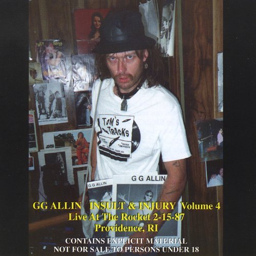 Cover for Gg Allin · Insult &amp; Injury 4 (CD) (2009)