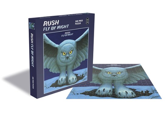 Fly by Night (500 Piece Jigsaw Puzzle) - Rush - Brætspil - ROCK SAW PUZZLES - 0803343234527 - 27. september 2019