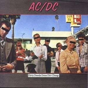 Dirty Deeds Done Dirt Cheap (Re-issue) - AC/DC - Musique - ALBERTS - 0828768665527 - 7 juillet 2006