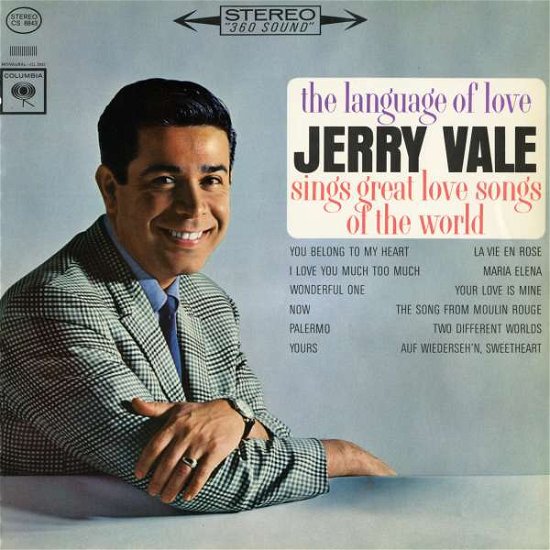 Cover for Jerry Vale · The Language Of Love-Vale,Jerry (CD) (2015)