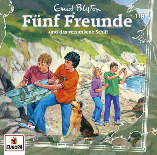 119/und Das Versunkene Schiff - Fünf Freunde - Muzyka - EUROPA FM - 0888751832527 - 18 listopada 2016