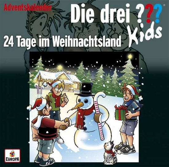 Cover for Die Drei ??? Kids · Adventskalender - 24 Tage Im Weihnachtsland (CD) (2016)