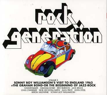 Cover for V/A Rock Generation Vol.3 · G baker / e burdon / c chandler (CD) (2014)