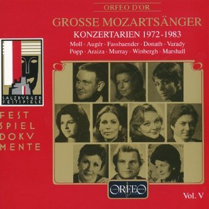 Cover for Mozart / Mozarteum-orchester Salzburg / Hager · V 5: Konzertarien 1972-1983 (CD) (1995)