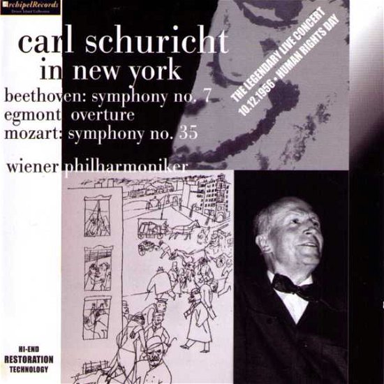 Cover for Beethoven / Mozart / Wiener Phil / Schuricht · Egmont Overture Op 84 Symphony No 7 / Symphony 35 (CD) (2006)